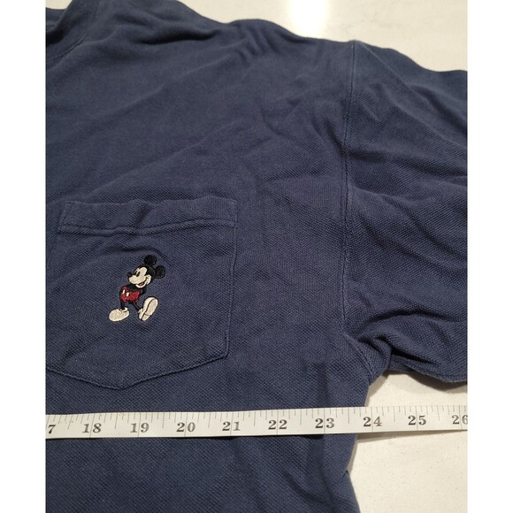 Vintage Mickey Inc Embroidered Mickey Mouse Logo Y2K Pocket Disney 2XL EUC - Picture 4 of 7